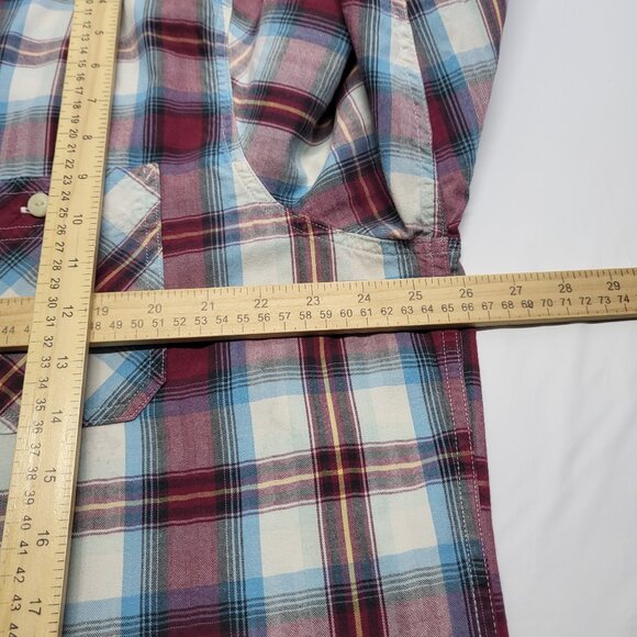 American Eagle Mens Shirt Button Up XXL Long Sleeve Plaid Seriously Soft - Picture 13 of 14
